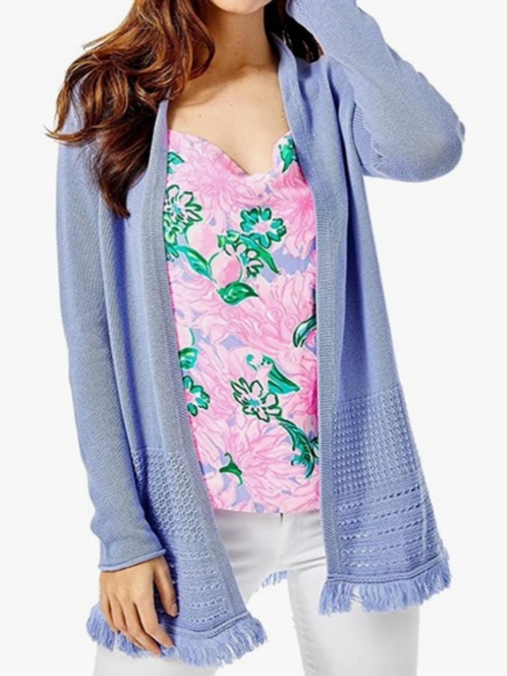Lilly Pulitzer Noble Cardigan in Periwinkle
